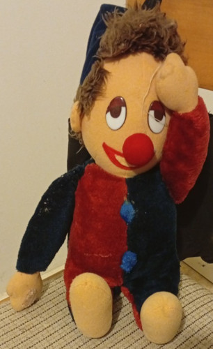 Stofftier clown mit - clown,