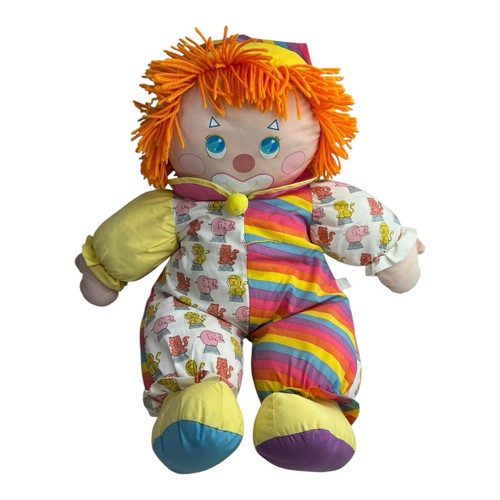 Clown harlekin stoffpuppe bunt - harlekin,