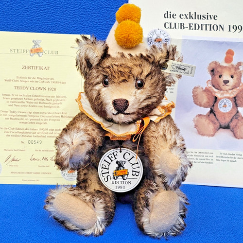 Steiff clown teddy stofftier - steiff,