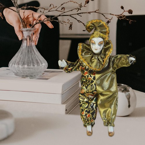 Clown stofftier antike puppe - antike,